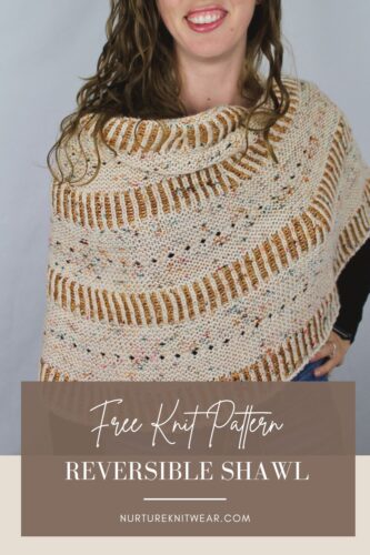 Moonbow: a beginner friendly free shawl knitting pattern