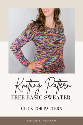 Elderwild: The Free Knit Sweater Pattern for Beginners