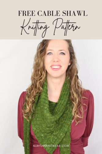 Free shawlette knitting pattern