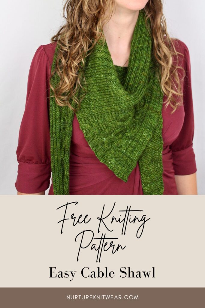 Free shawlette knitting pattern
