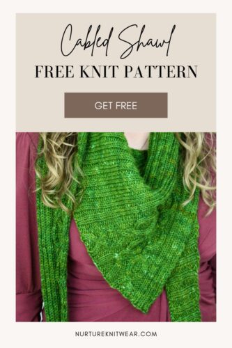 Free shawlette knitting pattern