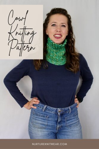 cowl knitting pattern for beginners