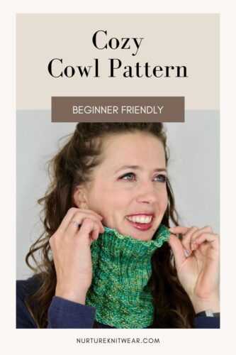cowl knitting pattern for beginners