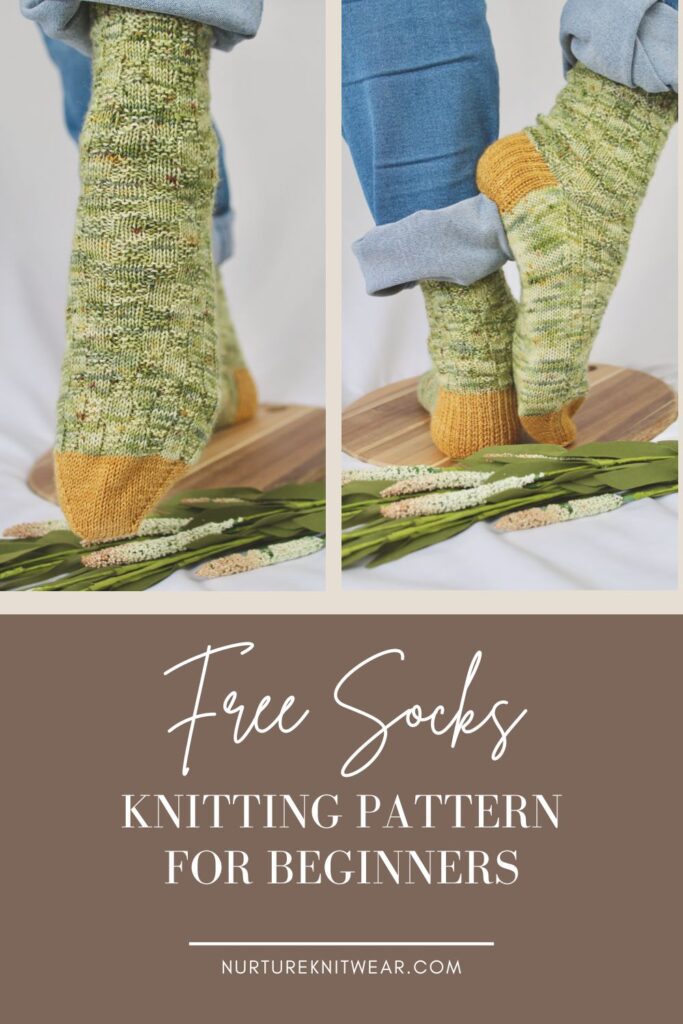 free knit socks pattern for beginners