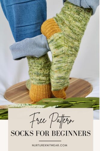 free knit socks pattern for beginners