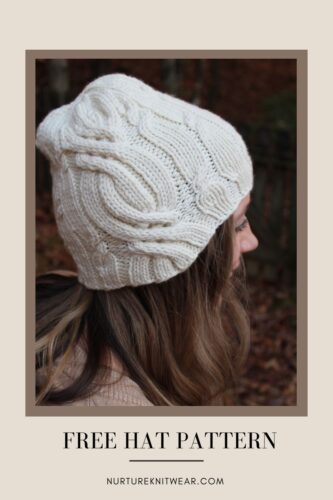 Knit Cable Hat Pattern Free