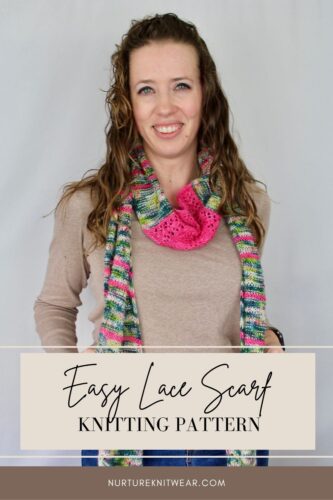 Easy Knit Scarf Pattern for Spring