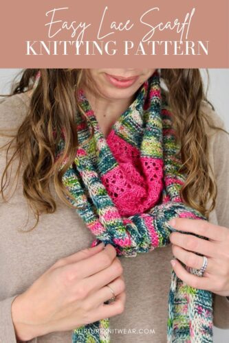 Easy Knit Scarf Pattern for Spring