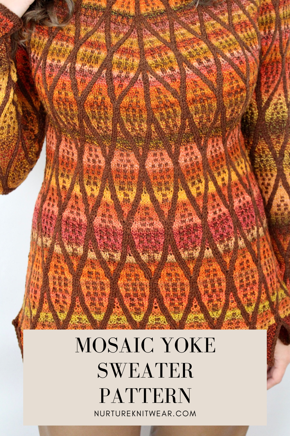 Painted Glass: A Mosaic Yoke Sweater Knitting Pattern That’s Easier Than It Looks