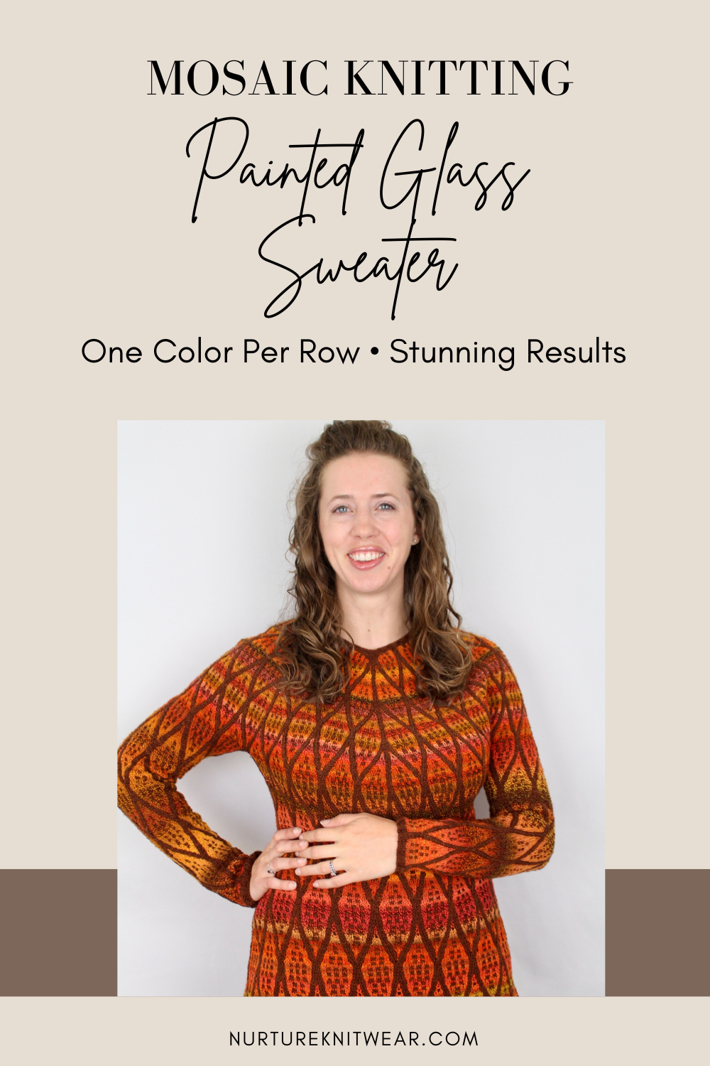Painted Glass: A Mosaic Yoke Sweater Knitting Pattern That’s Easier Than It Looks