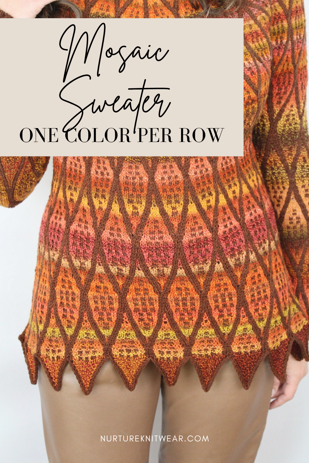 Painted Glass: A Mosaic Yoke Sweater Knitting Pattern That’s Easier Than It Looks