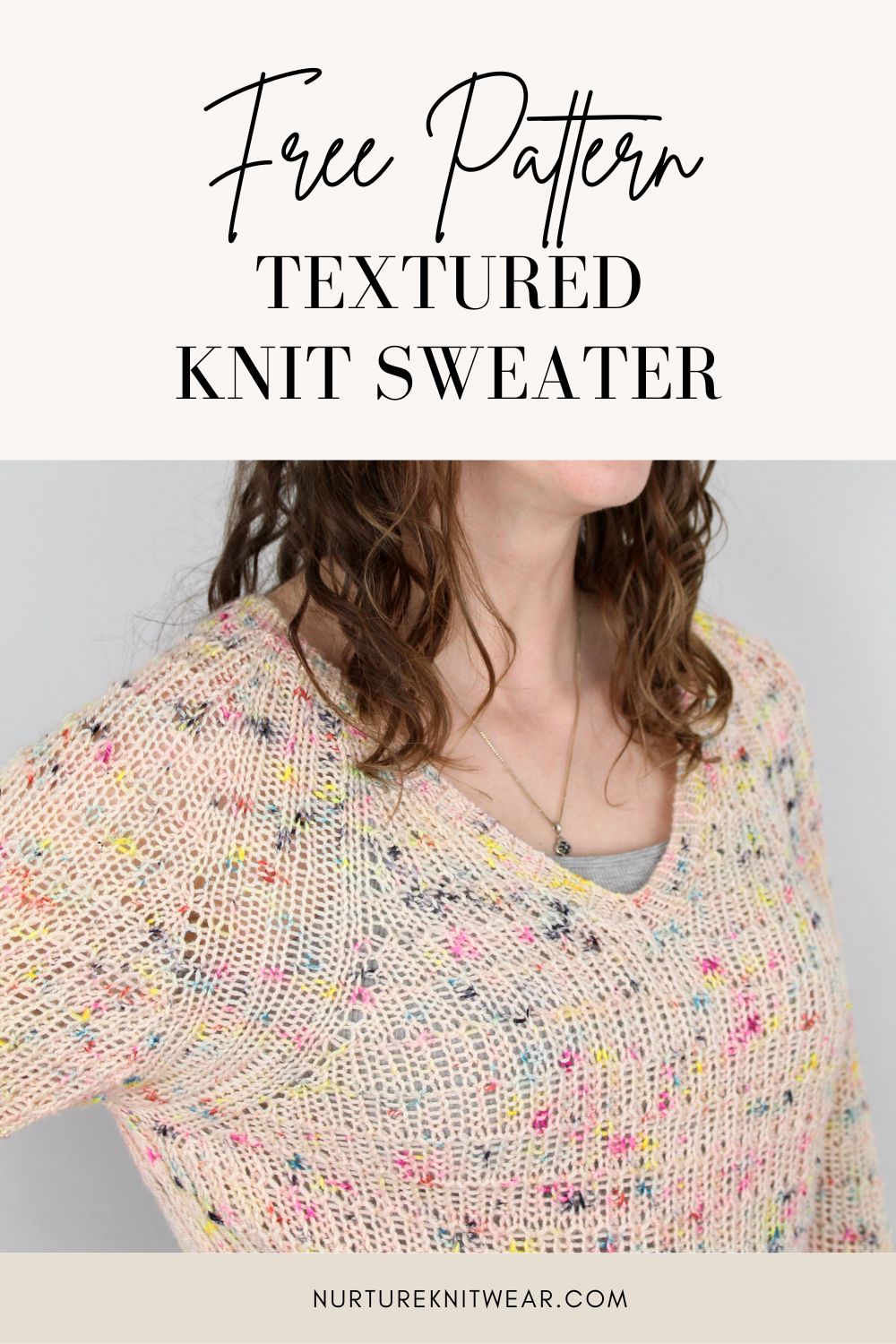 Free Summer Sweater Knitting Pattern: Meet Zephyros
