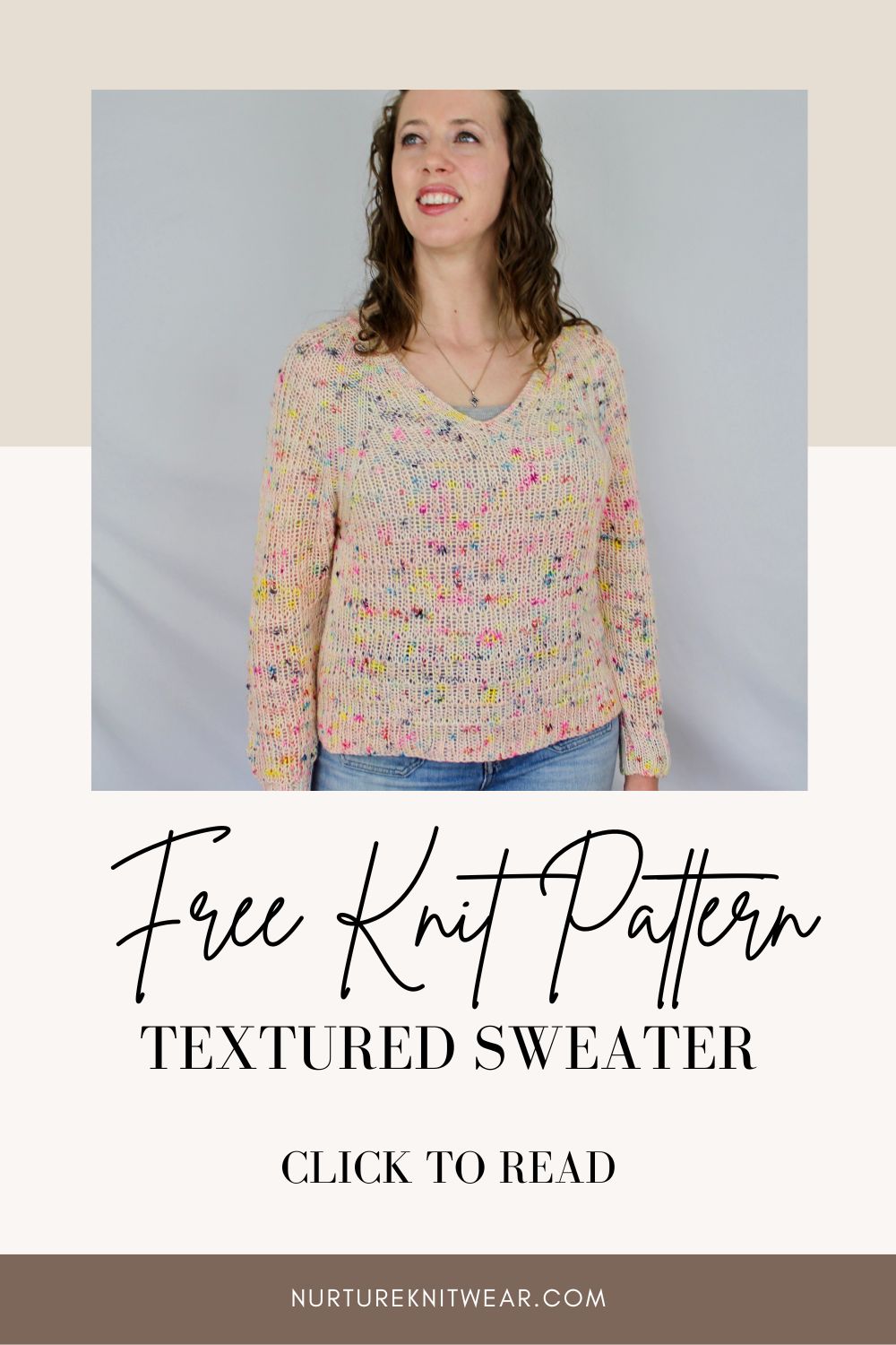 Free Summer Sweater Knitting Pattern: Meet Zephyros