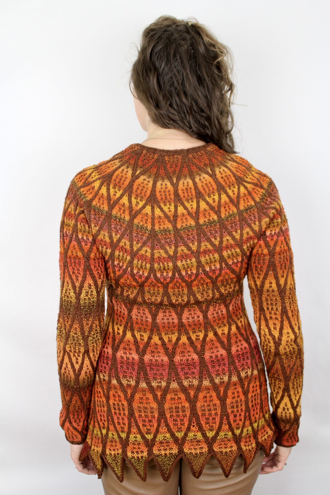Painted Glass: A Mosaic Yoke Sweater Knitting Pattern That’s Easier Than It Looks