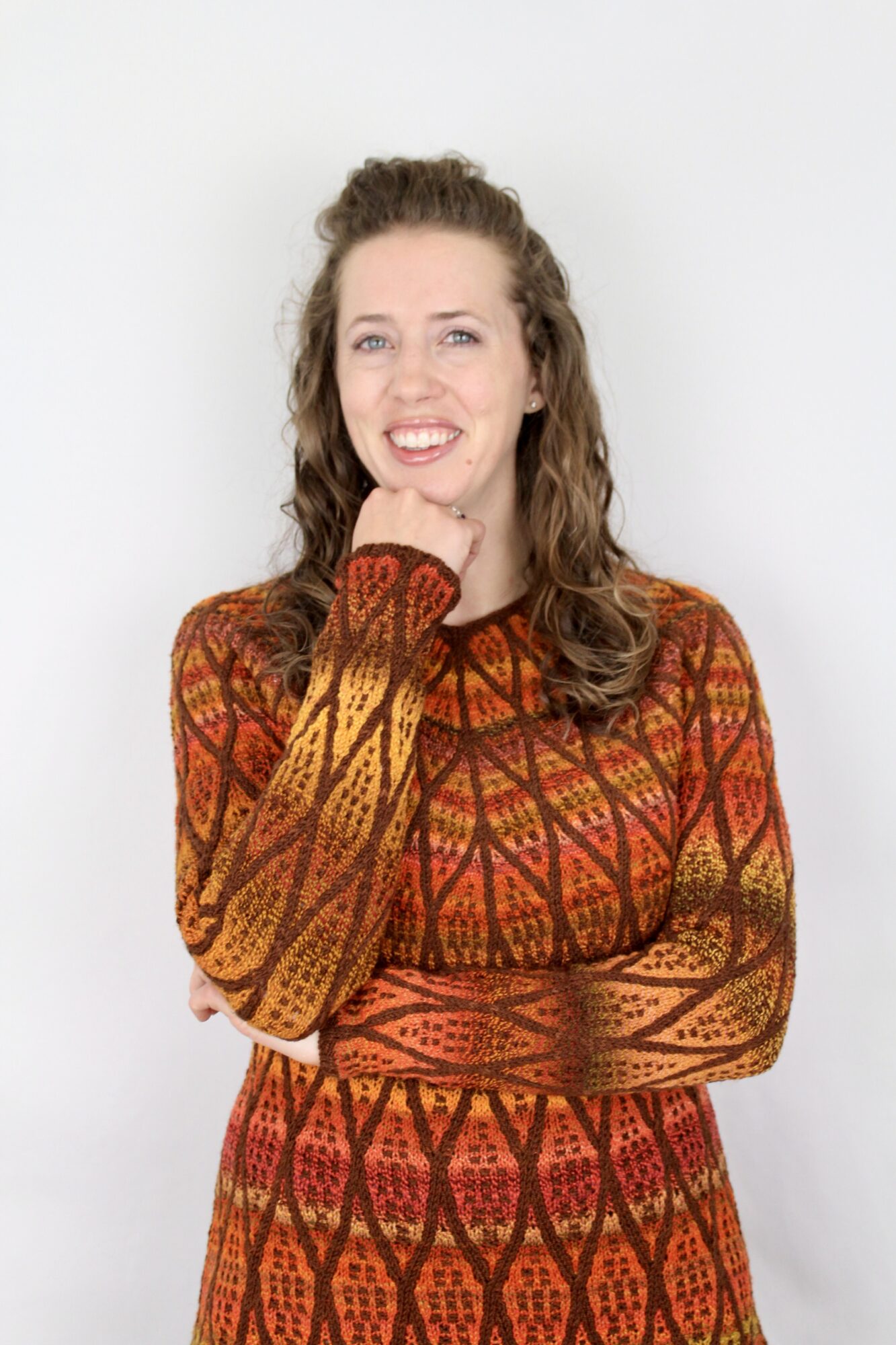 Painted Glass: A Mosaic Yoke Sweater Knitting Pattern That’s Easier Than It Looks